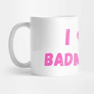 I love badminton Mug